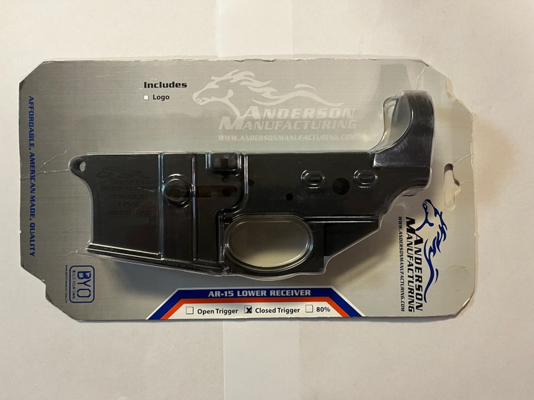 AM-15 Stripped Lower Receiver, Closed Trigger