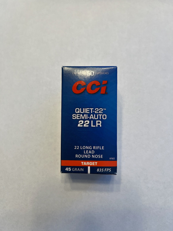 CCI Target/Plinking Quiet-22 22 LR 45GR