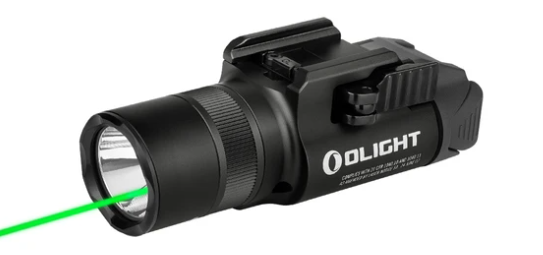 Baldr Pro R Rechargeable Tactical Light with Green Laser