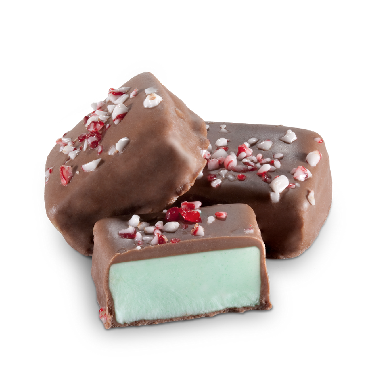 Milk Chocolate Holiday Mint Squares