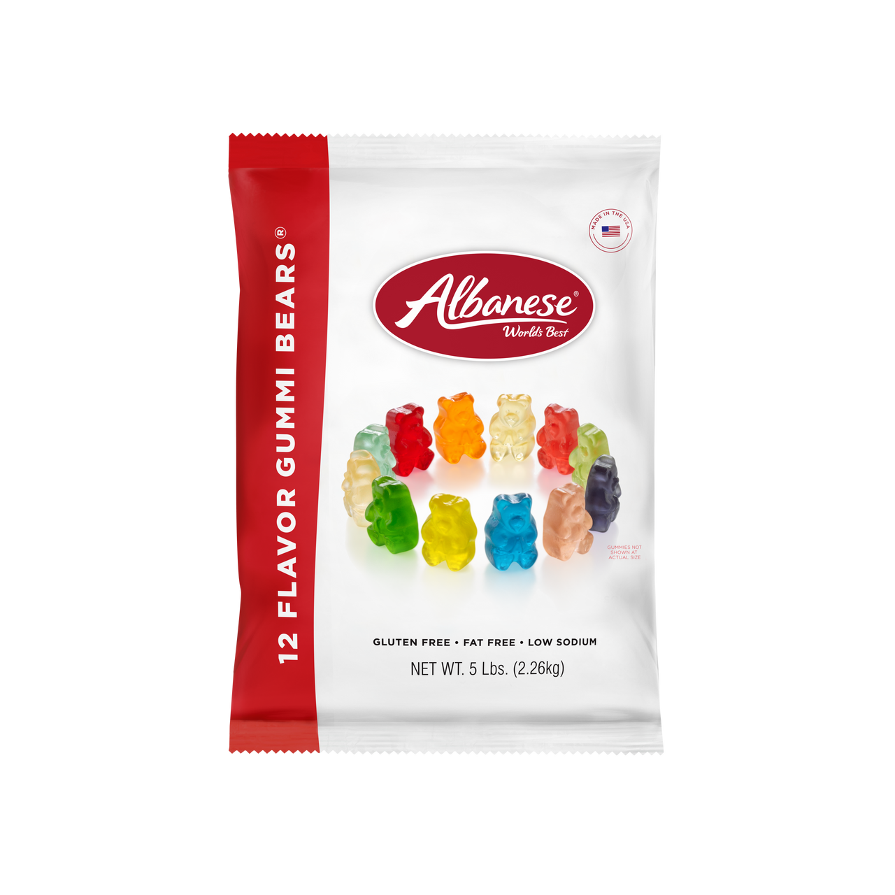 12 Flavor Gummi Bears Best Gummi Bear Flavors Albanese Candy 8061