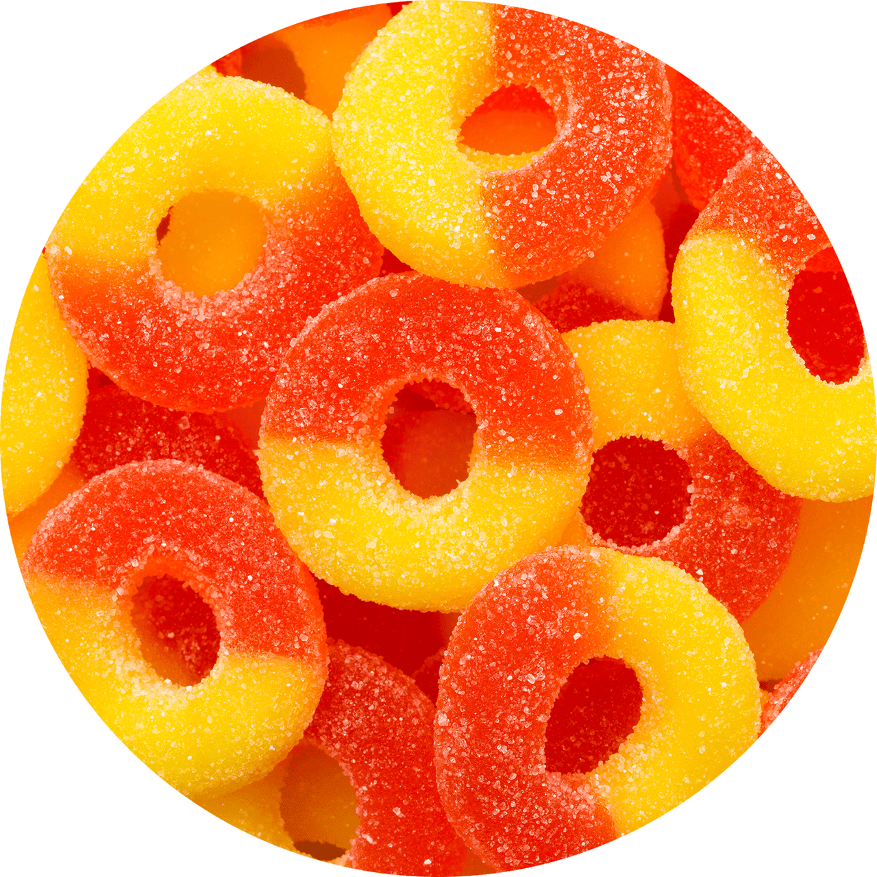 Peach Gummi Rings Peach Ring Candy Albanese Candy