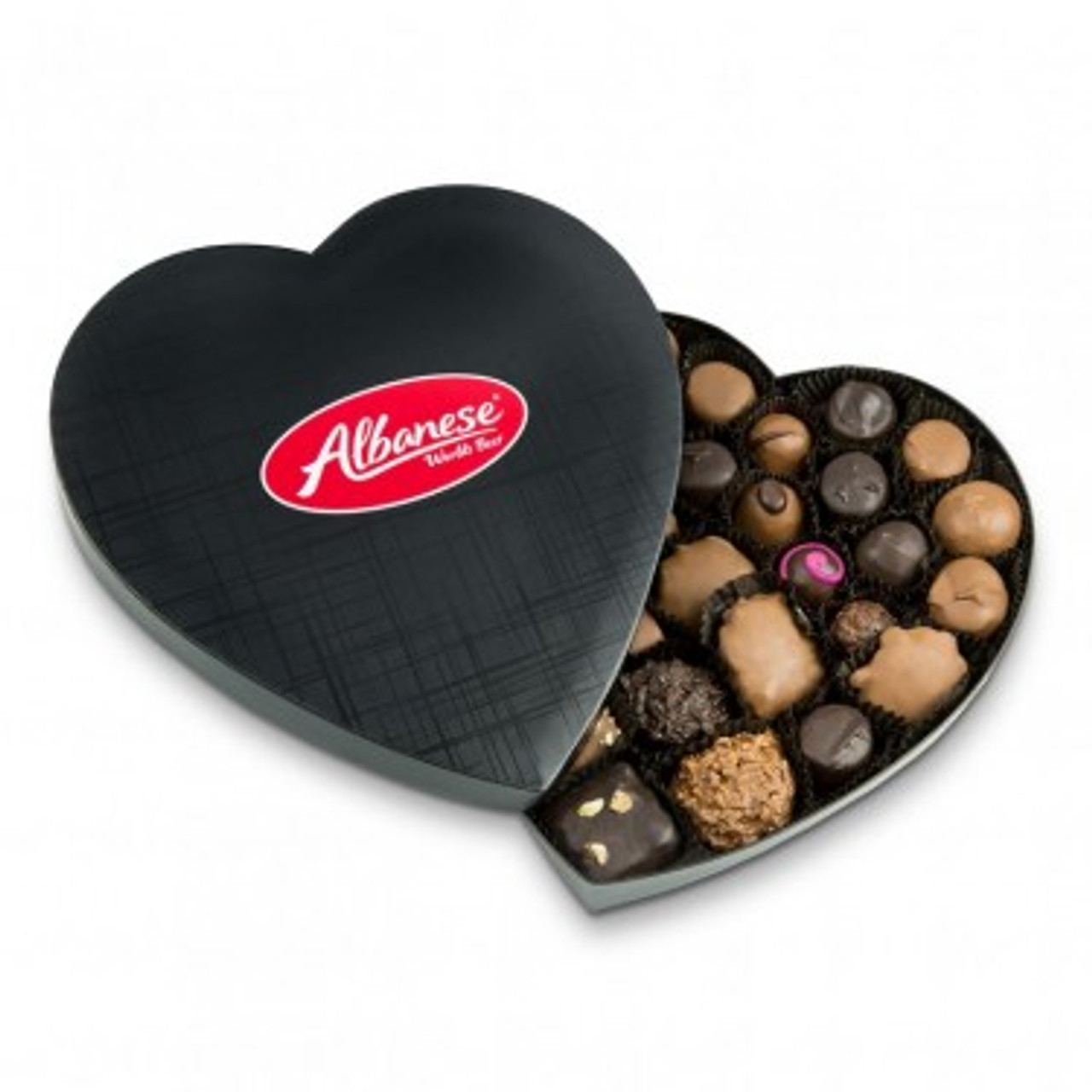 Heart Box (Red) - 1 lb. Assorted Heart Box