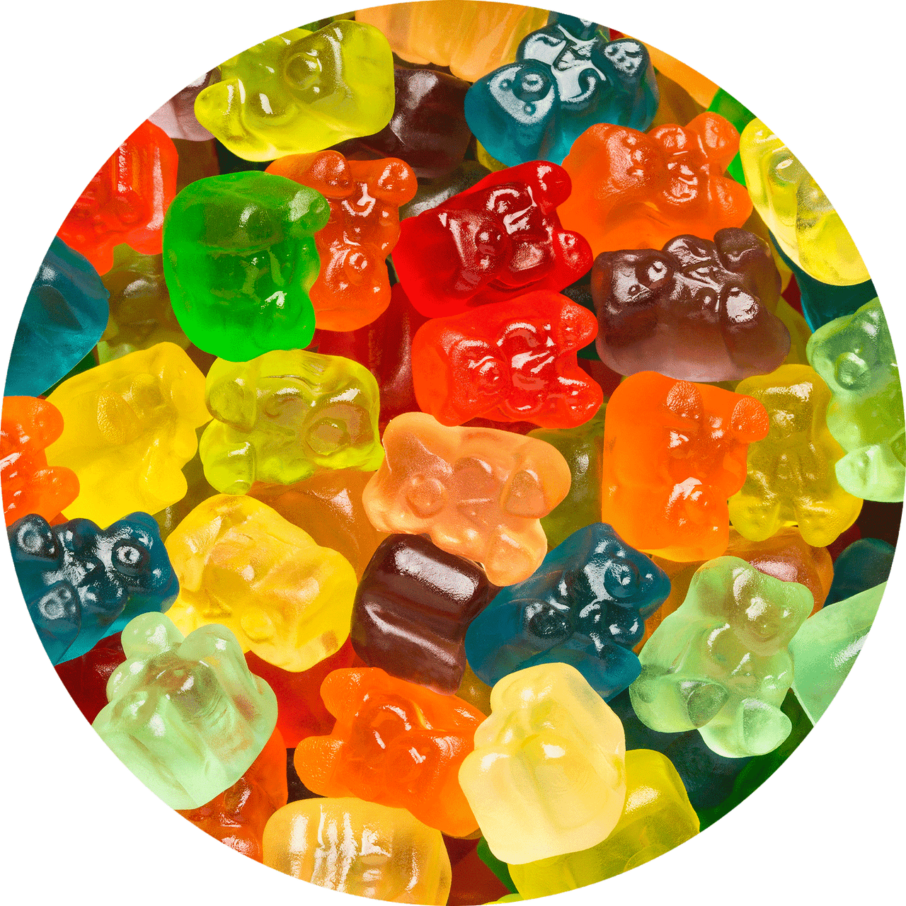 12 Flavor Gummi Bear Cubs™ - 0.5 oz 50 Count Fun Size Bag