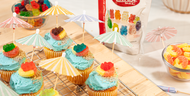 Pool Party Cupcakes