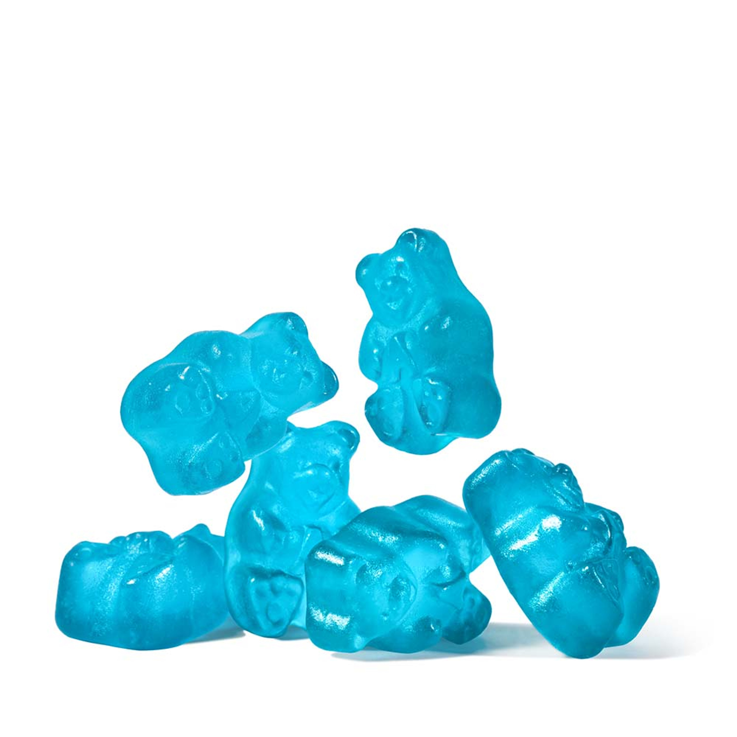 Blue Raspberry Gummi Bears Blue Raspberry Gummies Albanese Candy 5619