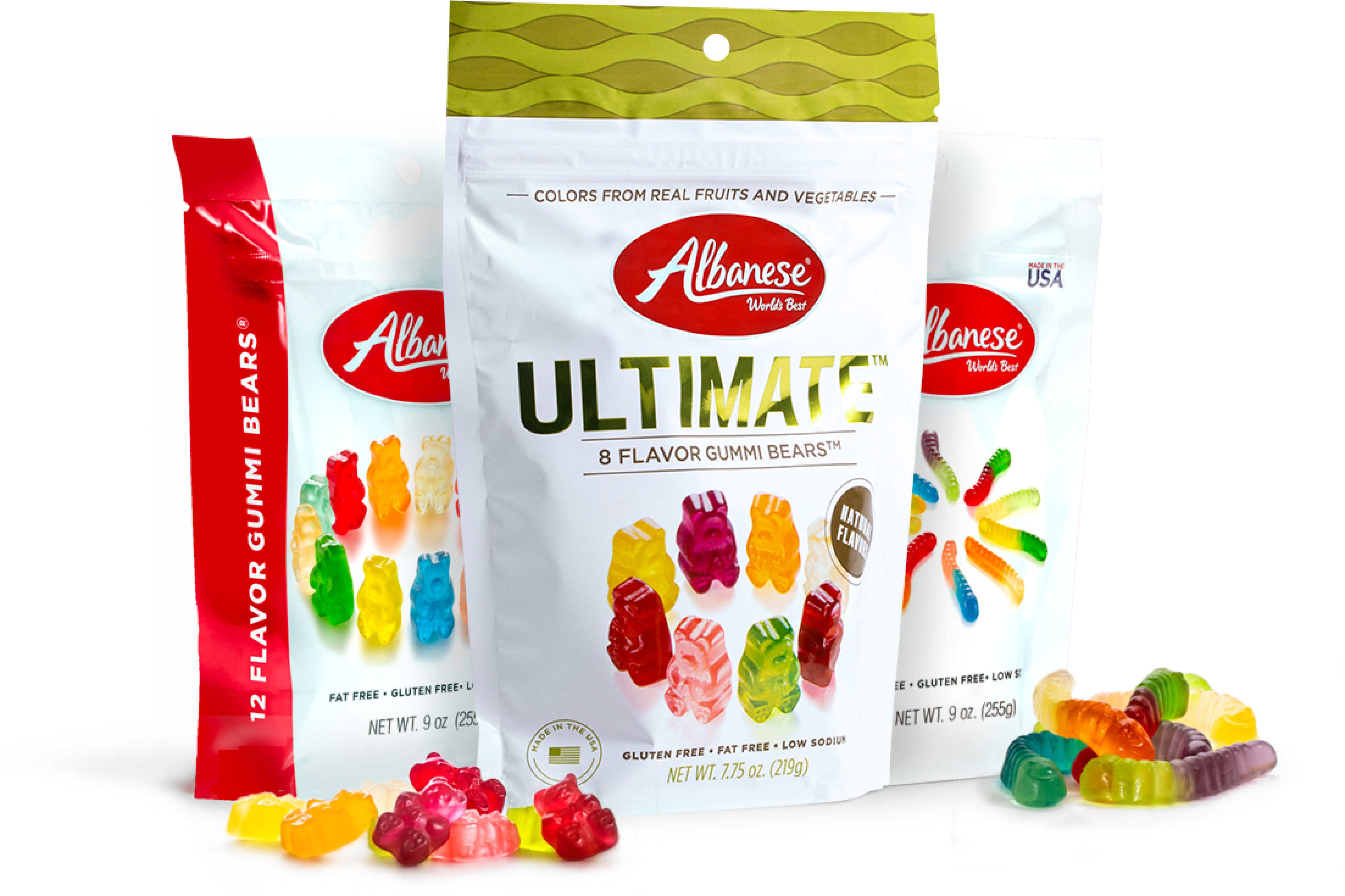 Albanese Candy Gummi Bears Chocolate Nuts