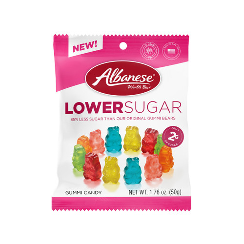 Lower Sugar 6 Flavor Gummi Bears - 1.76 oz Bag