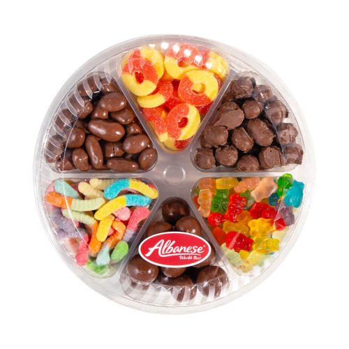 Six Section Round Gift Tray