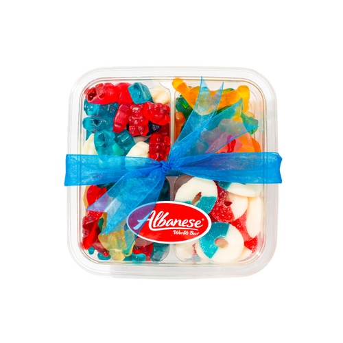 Patriotic Four Item Square Tray - All Gummies