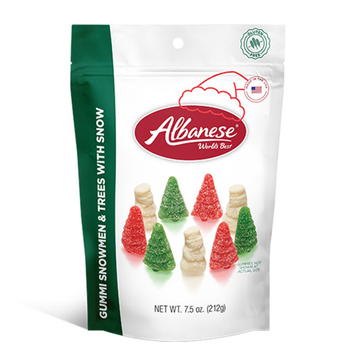 Gummi Snowmen & Trees with Snow - 7.5 oz Resealable Bag