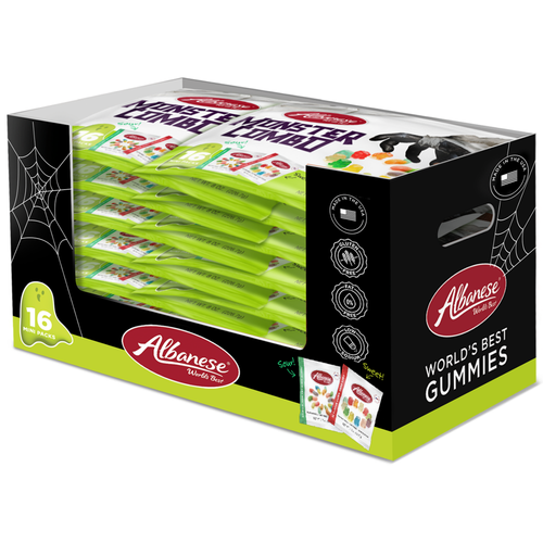 Monster Combo Trick or Treat Multipack - 16 Count Bag (18 Count Case)