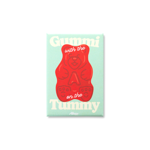 "Gummi with the A on the Tummy" Icon Magnet