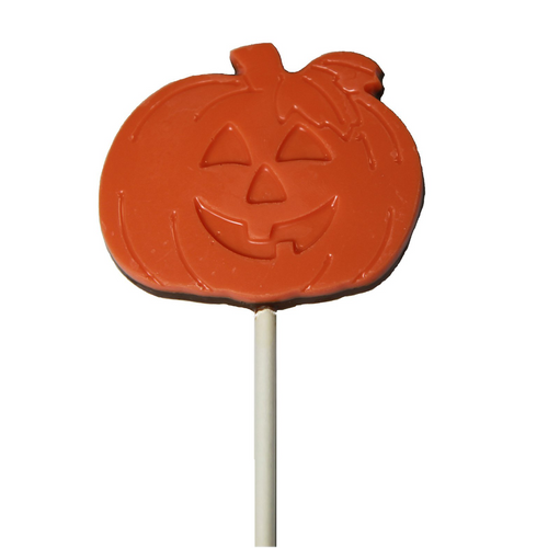 Milk Chocolate Orange Pumpkin Sucker Milk Chocolate Orange Pumpkin Sucker