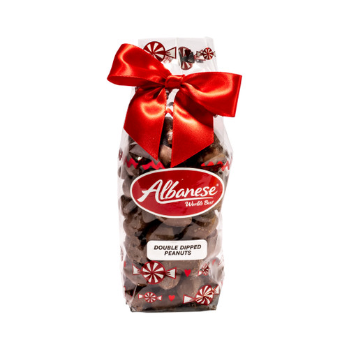 Albanese Heart Box (Black), Milk Chocolate Pecan Patty Box