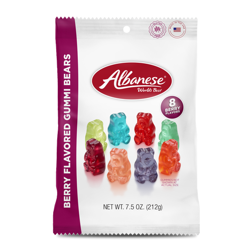 Berry Flavored Gummi Bears - 7.5 oz Bag