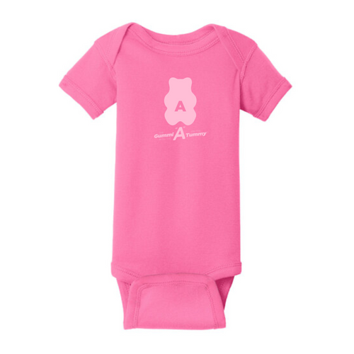 Gummi with the "A" on the Tummy" Baby Onesie