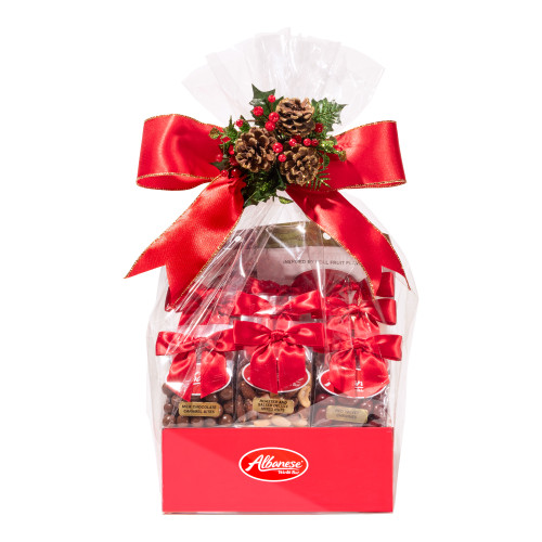 Traditional Christmas Market Tray Basket