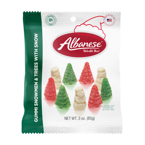 Gummi Snowmen & Trees with Snow - 3 oz  Bag