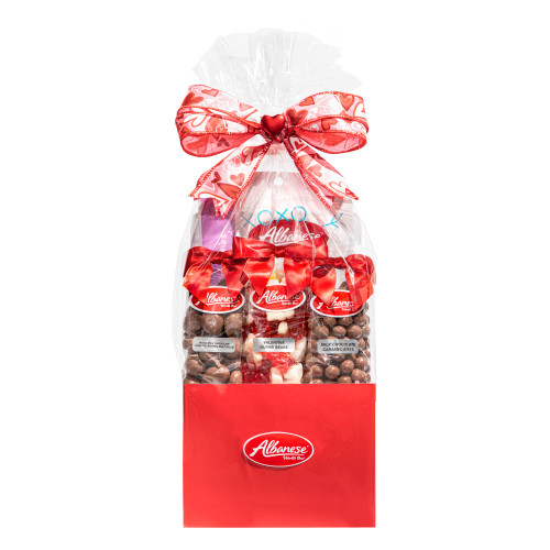 Albanese Valentine's Gift Basket Box - Gummies & Chocolates