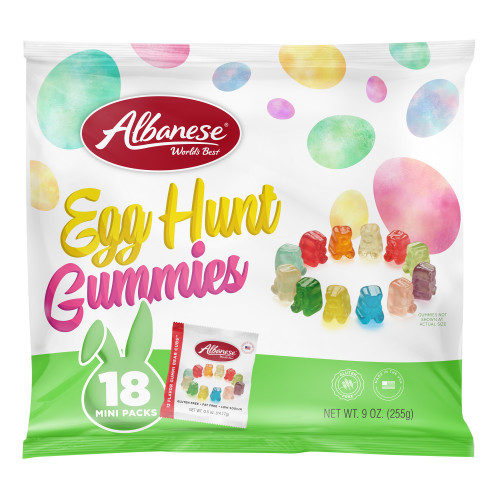 Easter Egg Hunt 12 Flavor Gummi Bear Cubs™ Multipack - 0.5 oz Fun Size 18 Count Bag
