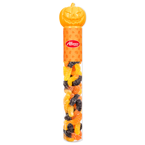 Halloween Spooky Snack Gummi Tube - Sour Fall Mini Gummi Worms