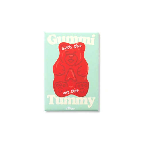 "Gummi with the A on the Tummy" Icon Magnet