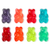 Berry Flavored Gummi Bears -1 oz Fun Size Bags - 1 Case (200 Bags)