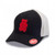Black and Grey Hat with Red Bear