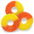 Gummi Peach Rings - 8 oz Resealable Bag