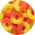 Gummi Peach Rings - 4.5 lb Bulk Package