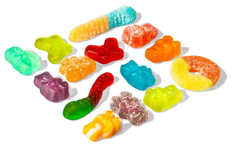 Assorted Gummy Fruit Slices – Nutty World