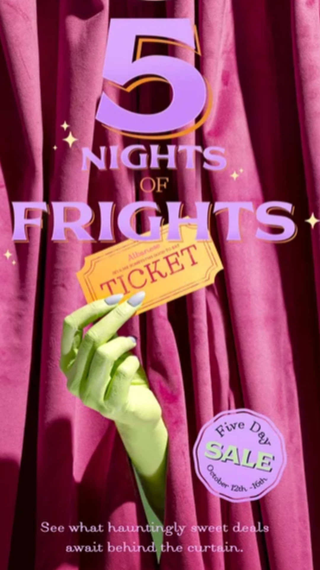 5 Nights of Frights | Fall Savings Event