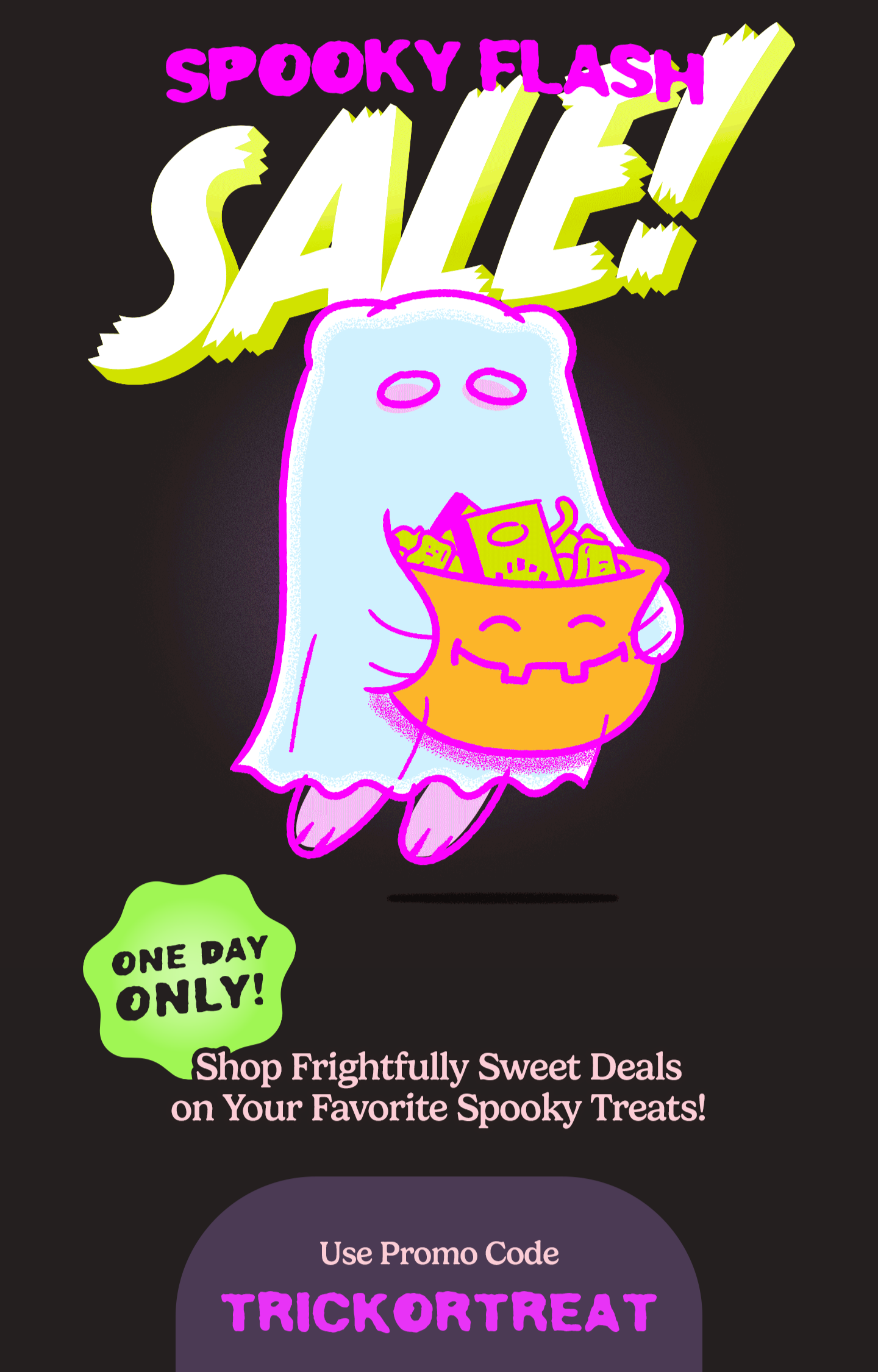 Shop Spooky Savings October 3rd!