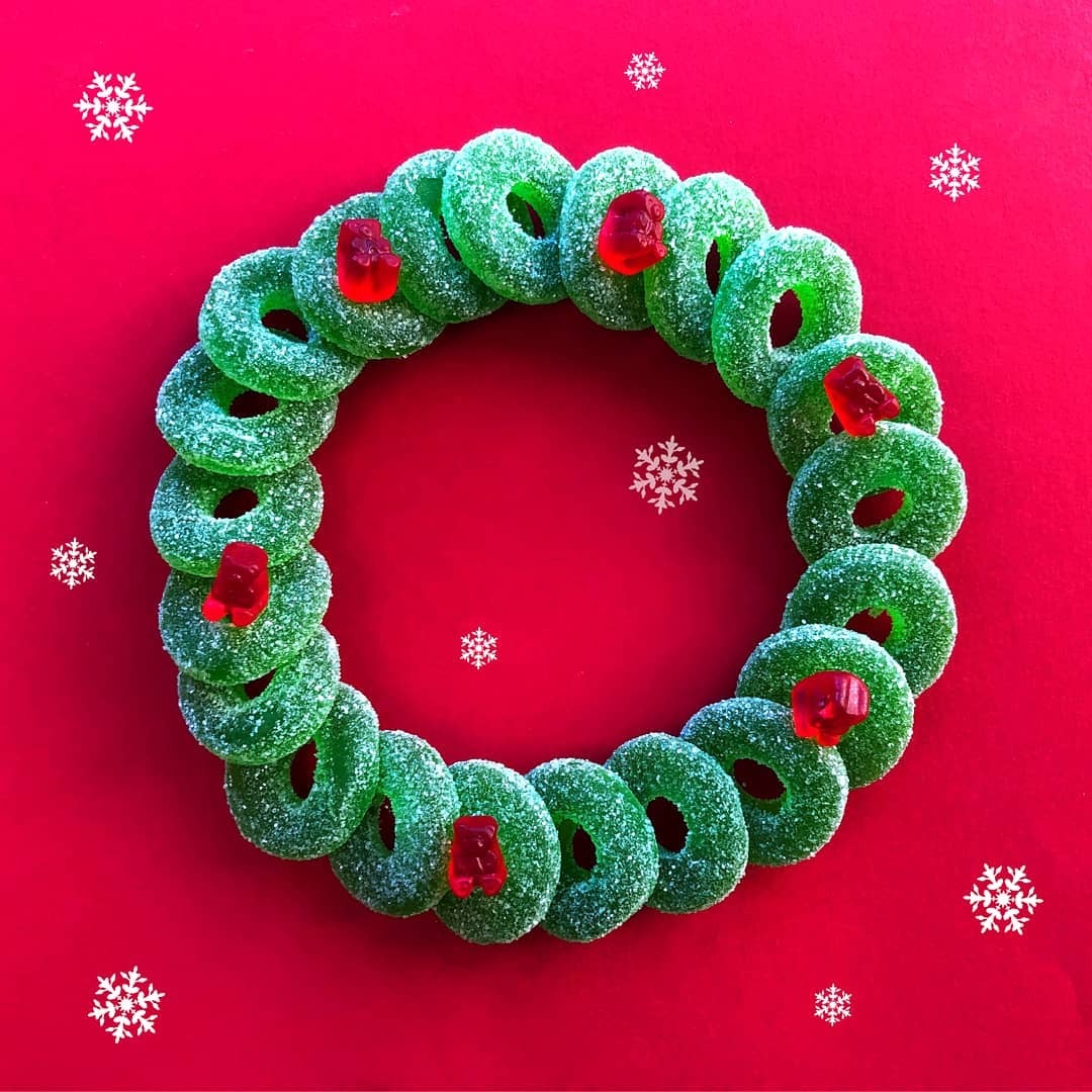 Christmas Gummi Wreath