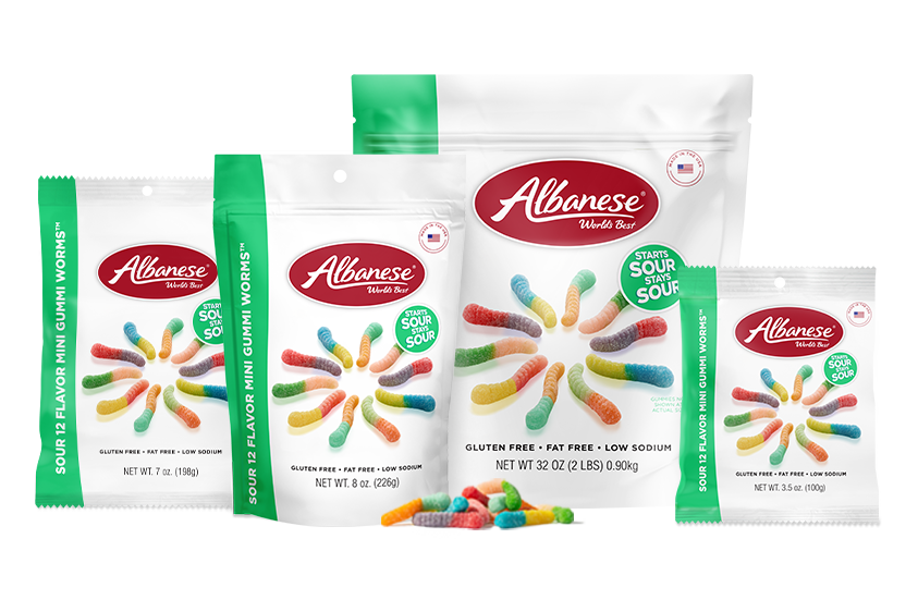 Sour 12 Flavor Mini Gummi Worms™