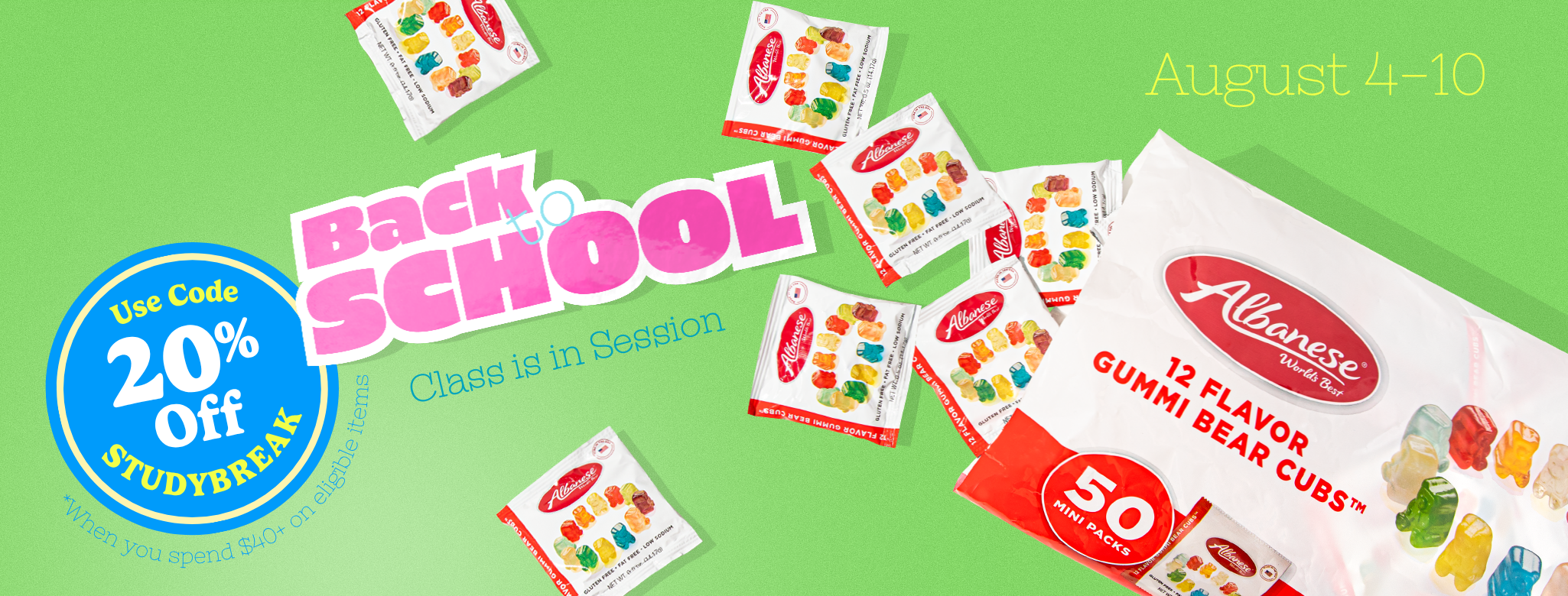 Back to School Sale! Shop Essential Study Break Snacks