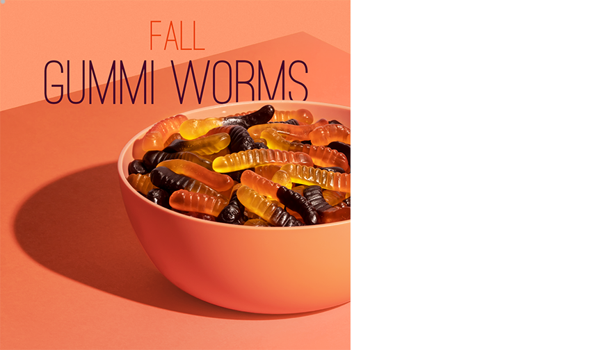 Fall Mini Gummi Worms