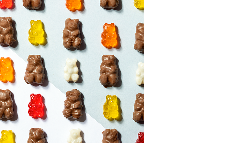 Chocolate Covered Gummi Bears - Pick'n'Mix