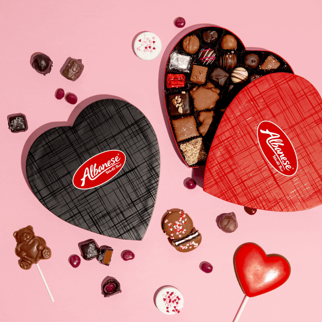 Shop Limited Treats from The Sweetheart Collection from Albanese this Valentine's season!