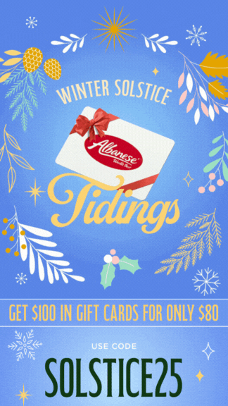 Shop the Holiday Magic at Albanese! Limited time only!