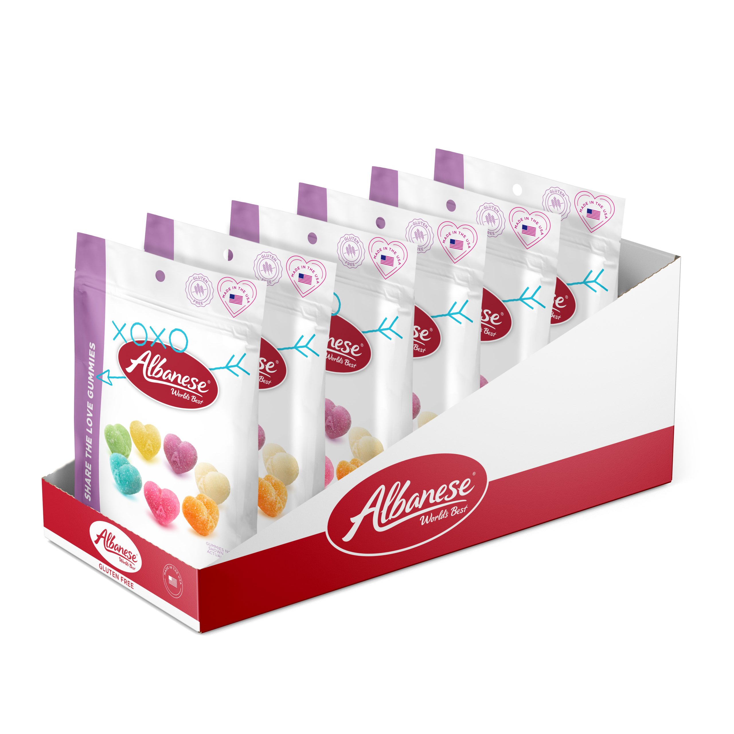 Share the Love Gummies - 7.5 oz Resealable Bag | Valentine's Candy