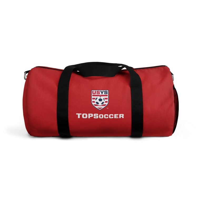 TopSoccer Logo Duffel Bag - Red