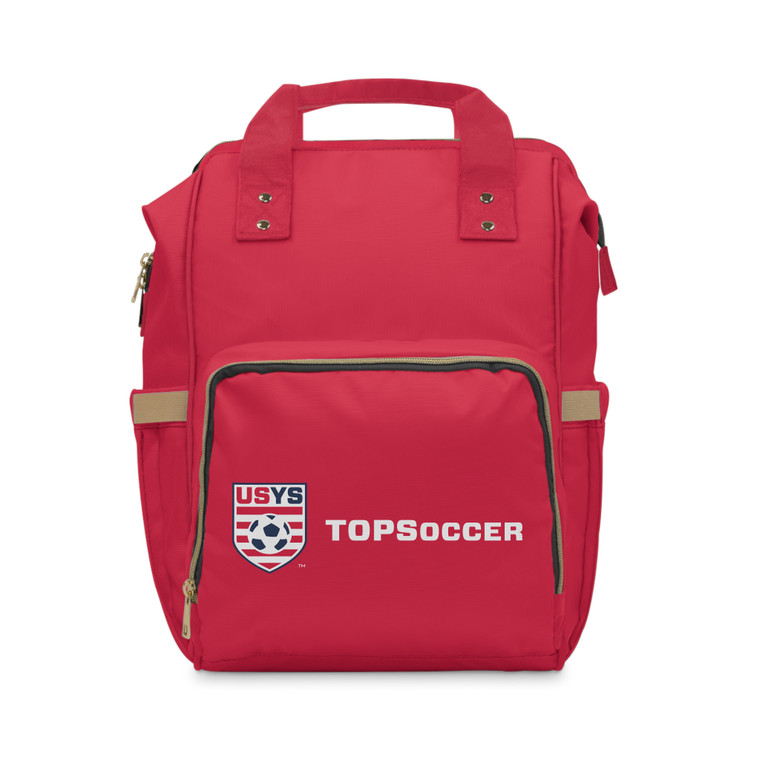 TopSoccer Multifunctional Backpack - Red