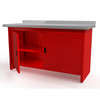 WB-200-30-SS - 30" Deep Heavy Duty Stainless Steel Top Work Bench with Cabinet from QSP | McBay Performance