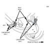 44-827 - 2003-2015 Toyota / Lexus Front Alignment Greaseable Camber / Caster Cam Bolt Installation Diagram