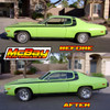 SK-5003 - 1" to 4" Rear Shackle Lift Kit Installed on a Plymouth Roadrunner | McBay Performance