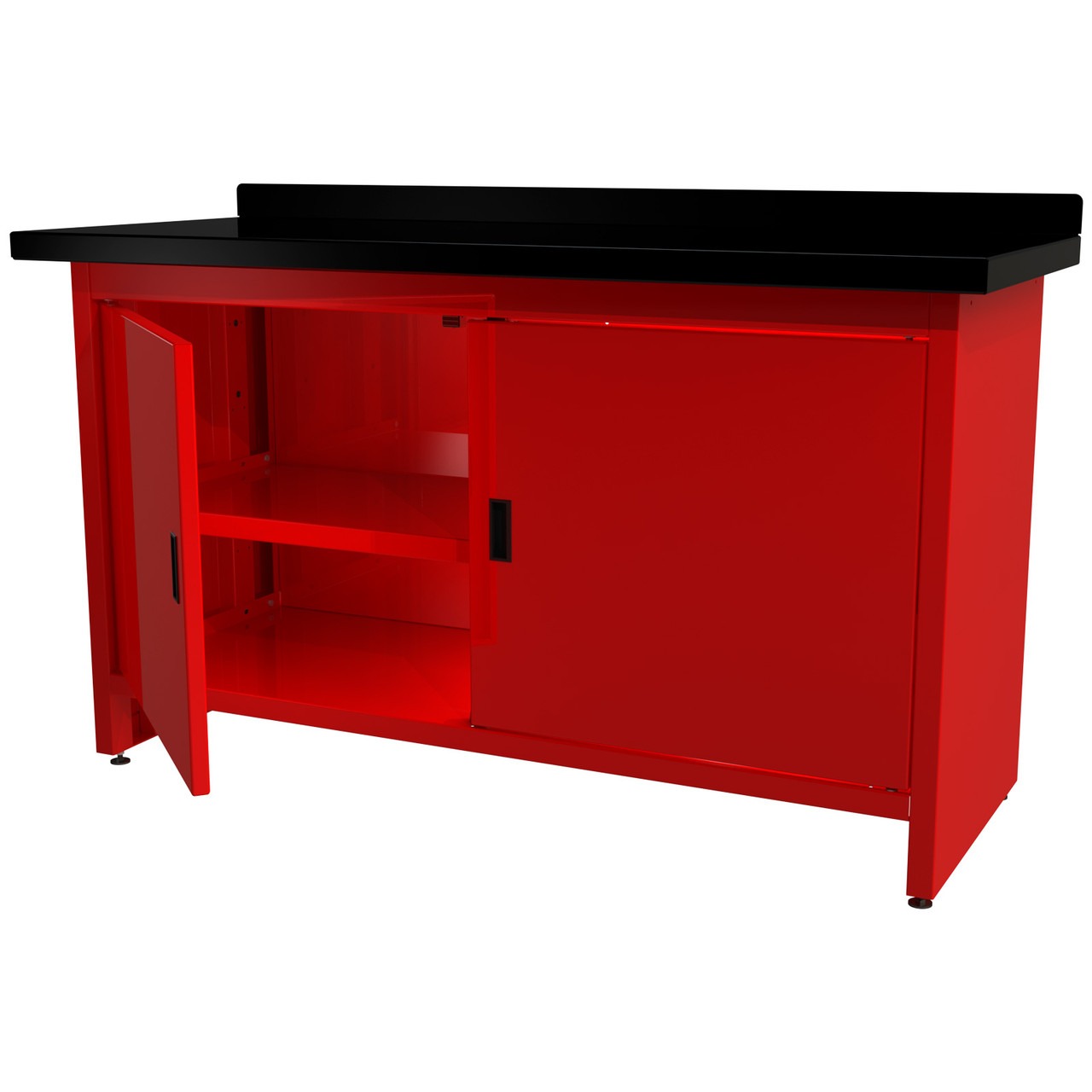 WB-200-30 - 30" Deep Heavy Duty Work Bench with Cabinet from QSP | McBay Performance