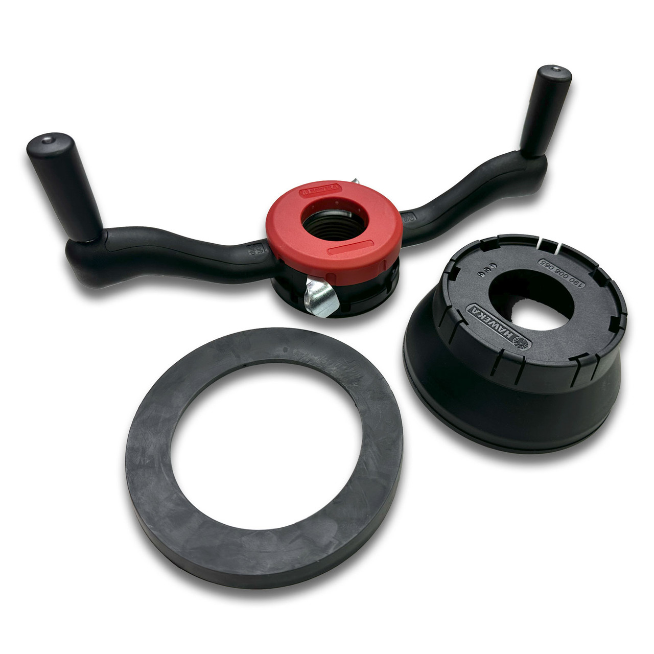 125 403 001 - Haweka SoftGrip Quick Nut Set for Accuturn Coats Corghi Kwik Way Launch Sicam Wheel Balancers with 40mm X 3mm Shaft