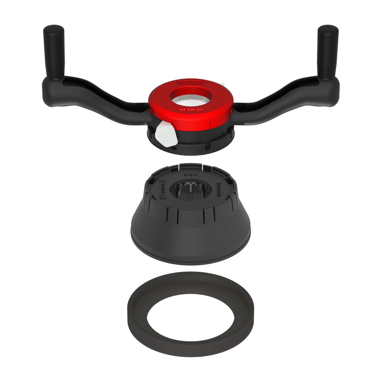 125 403 001 - Haweka SoftGrip Quick Nut Set for Accuturn Coats Corghi Kwik Way Launch Sicam Wheel Balancers with 40mm X 3mm Shaft